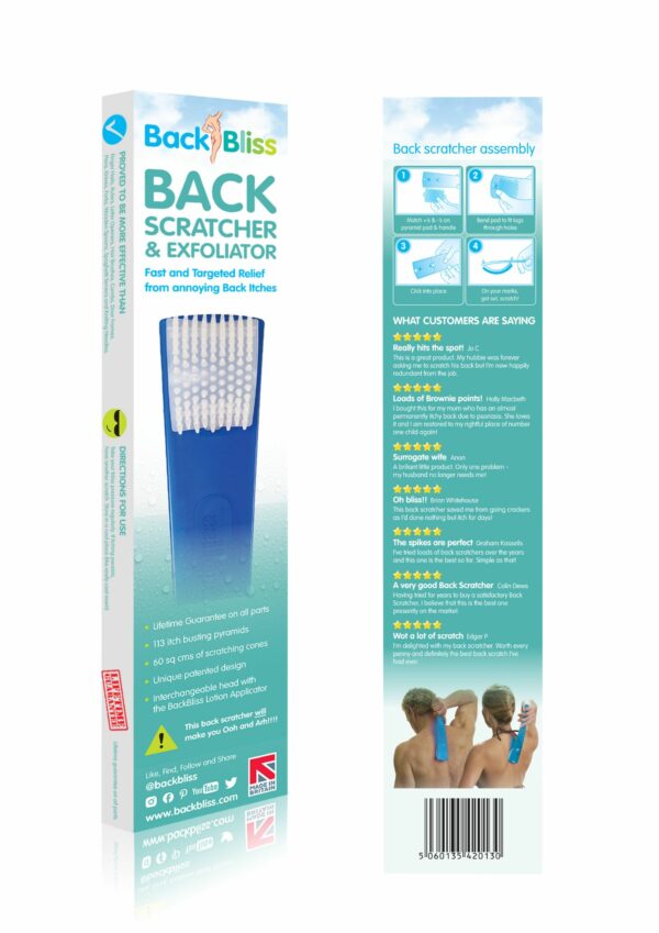 Back Scratcher by BackBliss with 113 scratching cones