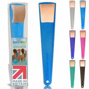 BackBliss Blue lotion applicator for backs: The Easy Way to Apply Lotion to Your Back